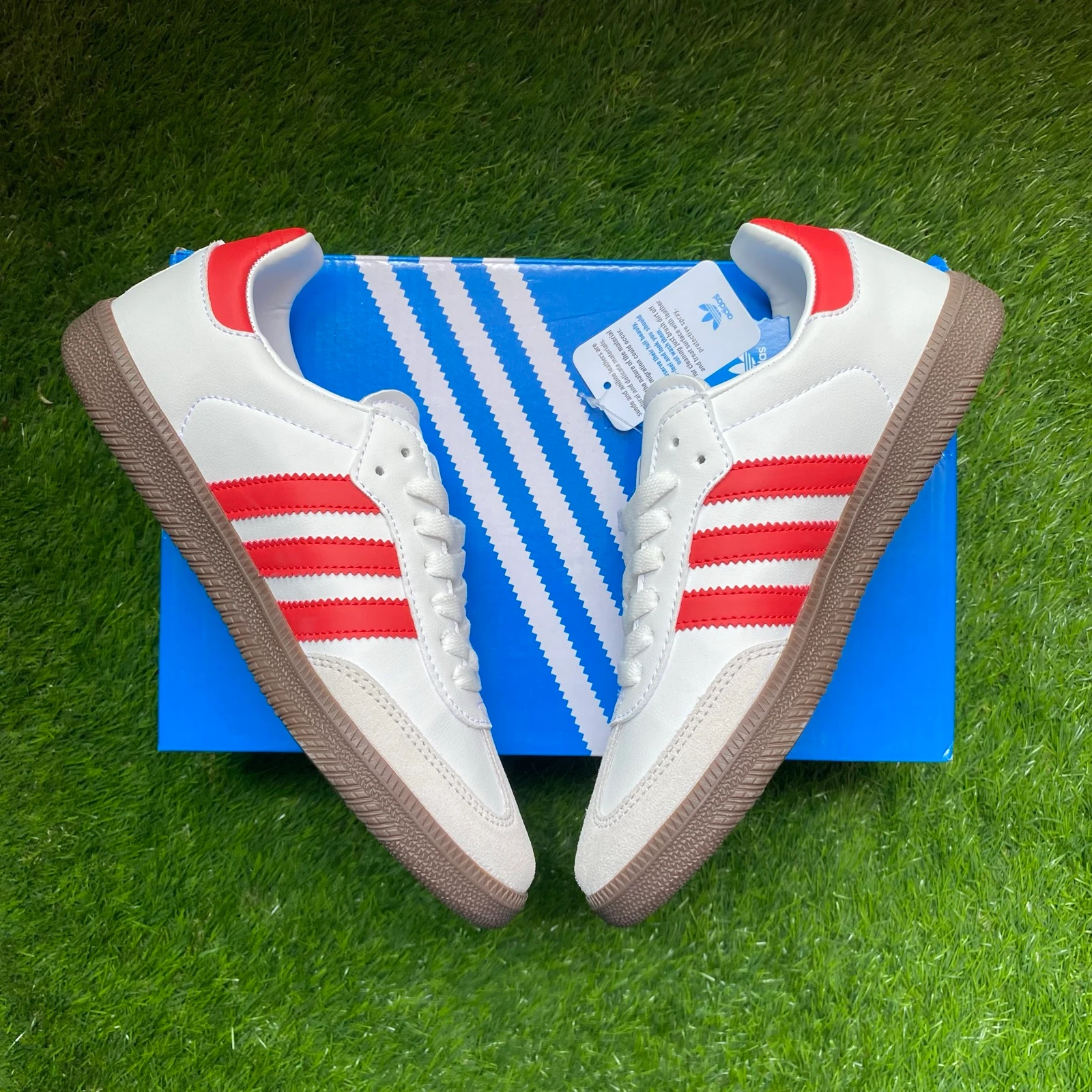 Adidas Samba OG White and Red | Size 39 | New | With Box – photo 6